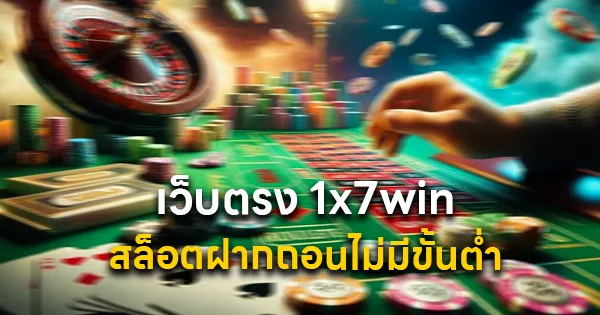 เว็บตรง 1x7win สล็อตฝากถอนไม่มีขั้นต่ำ